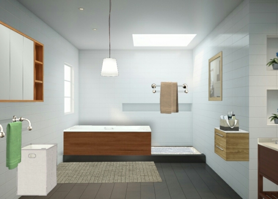 Maison de rêve 5 (salle de bain) Design Rendering