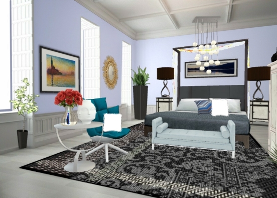 Fancy Room Design Rendering