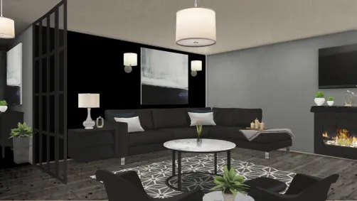 gothic modern comfortable den 