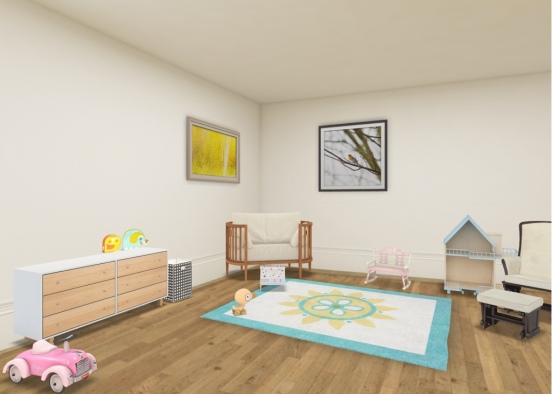 toddlers room Design Rendering