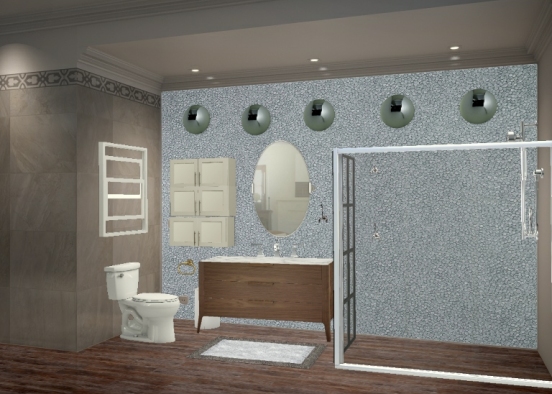 Master bathroom  Design Rendering