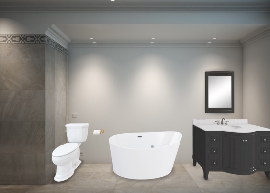 this is the bathroom Design Rendering