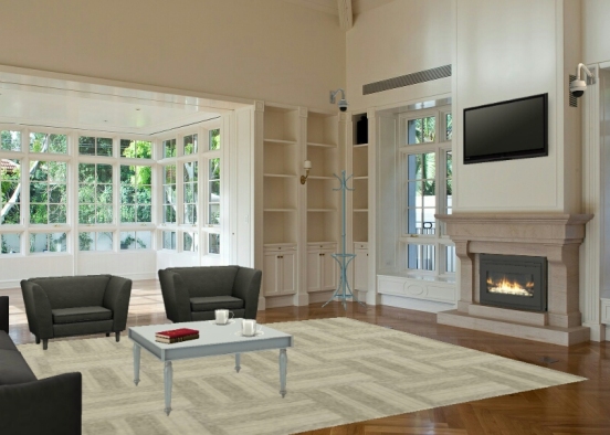 Clasic Living room  Design Rendering