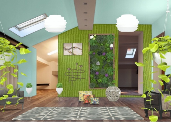 Grandma’s Green Room Design Rendering