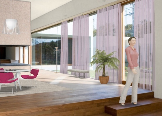 A girly house Design Rendering