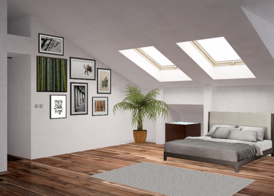 The Blazing bedroom Design Rendering