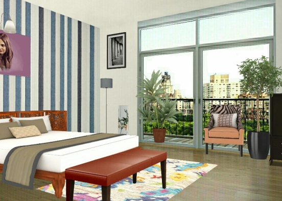This bedroom is for someone special, hope you like it. Please like and let me know your thoughts... Design Rendering