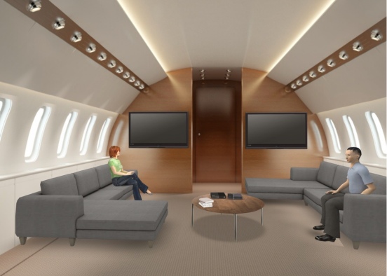 your private jet Design Rendering