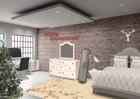 Christmas bedroom 🎄 🎄  Design Rendering