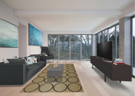 Sala de estar ☺️ Design Rendering