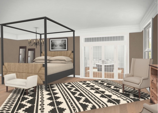 Guset bedroom Design Rendering