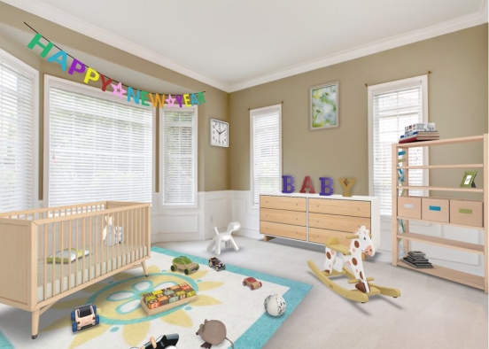 baby room  Design Rendering