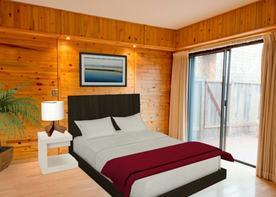 Dormitorio calido Design Rendering