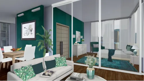 mini apartment in New York