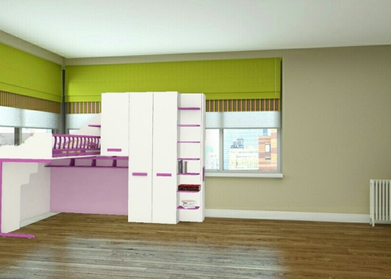 Princess bedroom Design Rendering