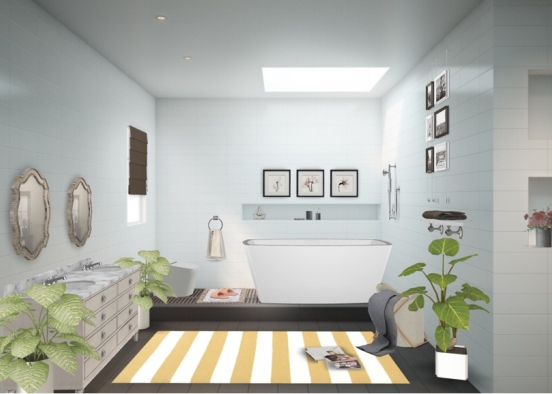 Bathroom 🛁  Design Rendering