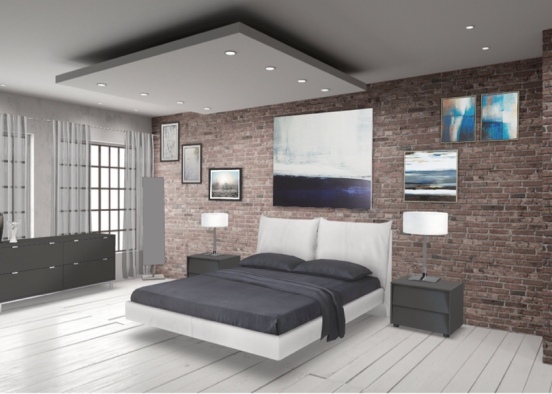 cool breeze bedroom Design Rendering
