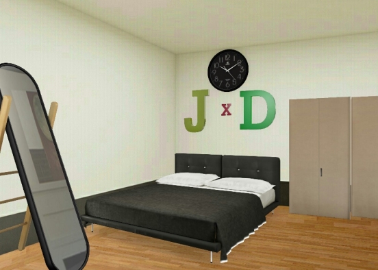 Couples Bedroom Design Rendering