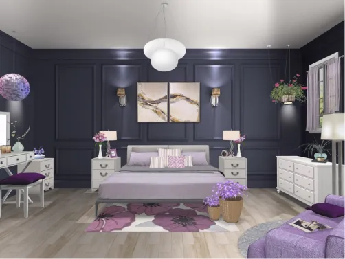 Lavender bedroom 