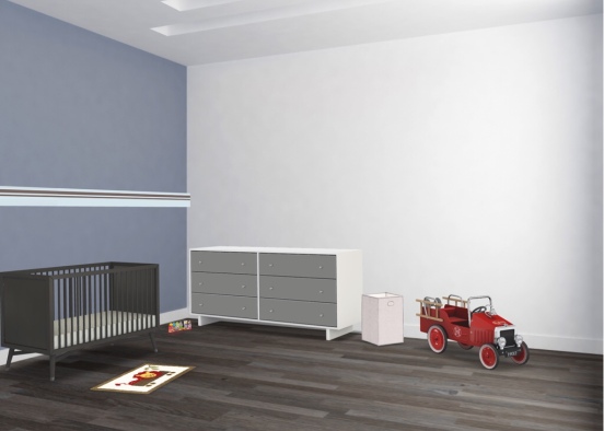 baby boy's nursery 💙 Design Rendering