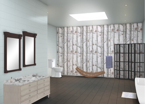 Lily bathroom Design Rendering