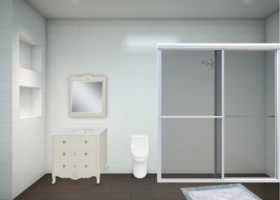 Grans bathroom Design Rendering