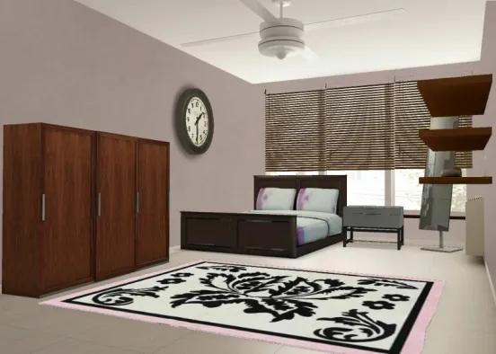 Basic bedroom Design Rendering