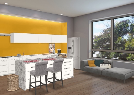 Apartament for one (kitchen) Design Rendering