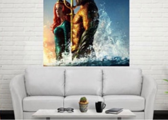 Aquaman And Mira Picture Design Rendering