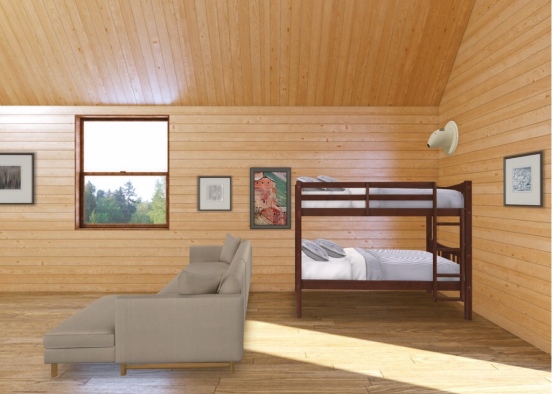 Small Cabin Design Rendering