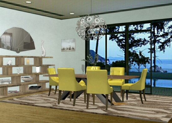 Modern apartment for Olga (dining room) Design Rendering