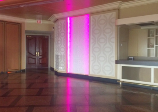 Rose Ballroom Entrance Design Rendering