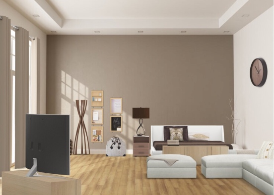 Cozy Shique Bedroom Design Rendering