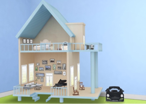 a girls dream-house Design Rendering