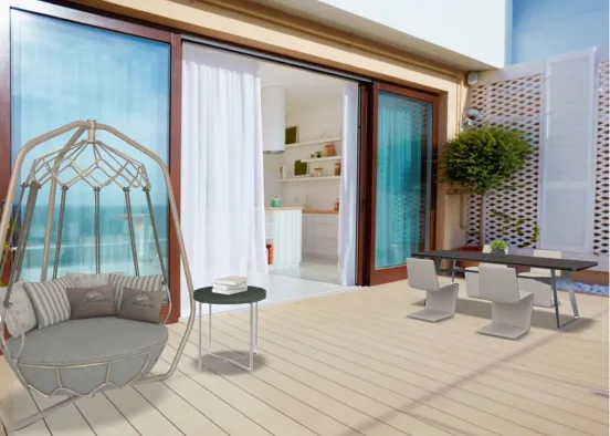 Simple veranda  Design Rendering