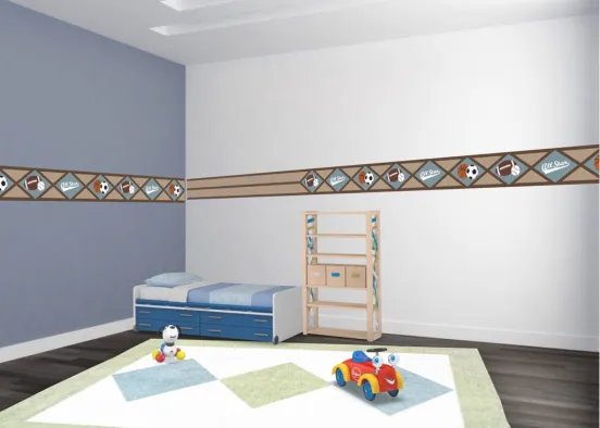 kid room Design Rendering