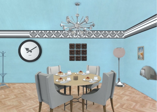 Family Dining room! Design Rendering