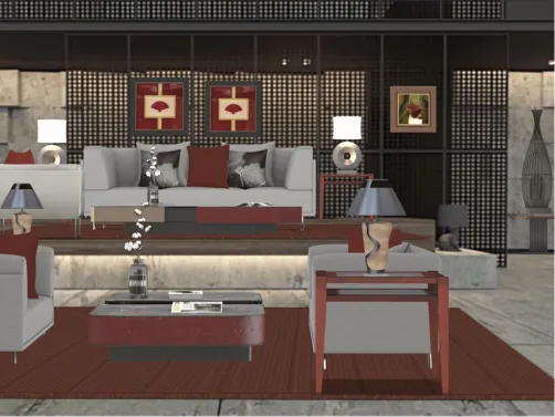 modern hotel lobby