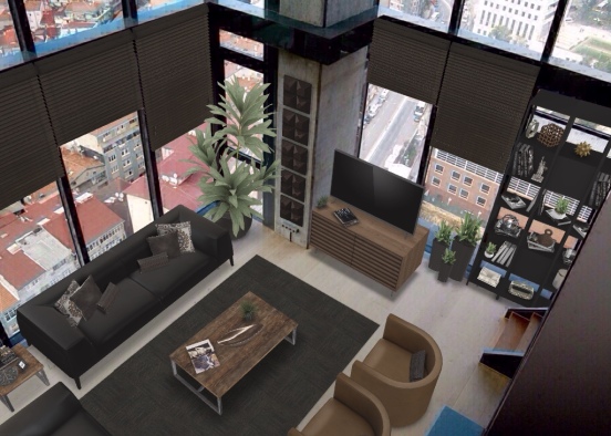 Project - Penthouse Design Rendering