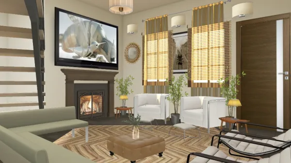 Professional interior design created with Homestyler 3D design software