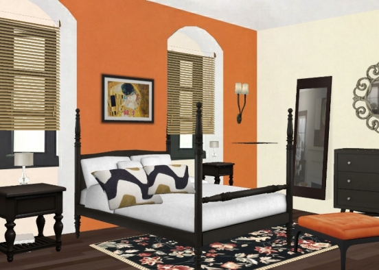 Dormitorio clasico Design Rendering