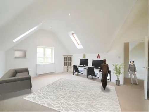 Cute and Cozy Den and Study