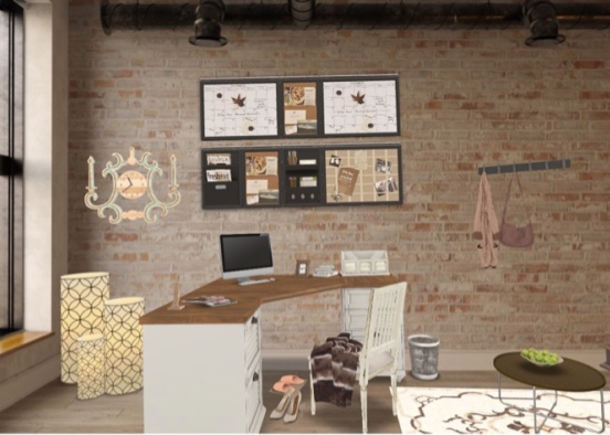 cozy office-get away  Design Rendering
