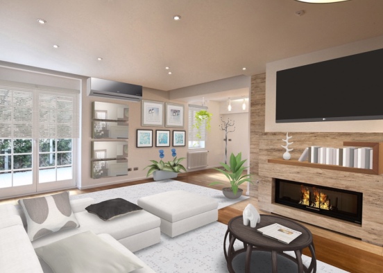 modern and cozy  Design Rendering