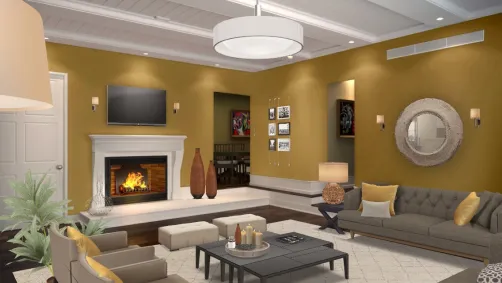traditional living room