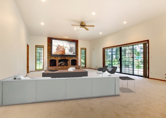 first living room  Design Rendering