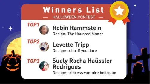 Halloween Contest Winners  🥇🥈🥉