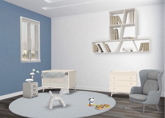 beautiful baby boy room! Design Rendering