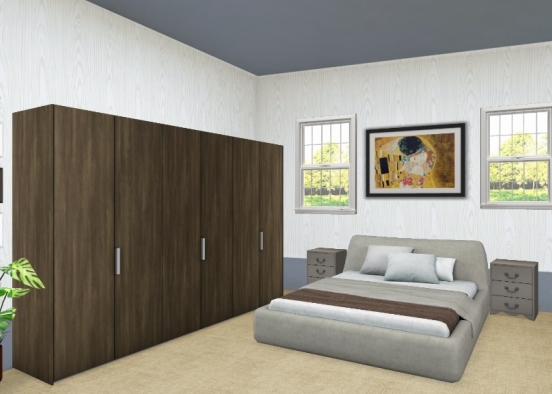 Dream house master bedroom Design Rendering