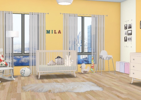 Mila's room Design Rendering